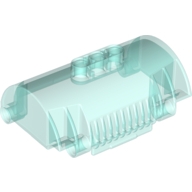Lego polovina válce 3x5x8, průhledná světle modrá (6056370)